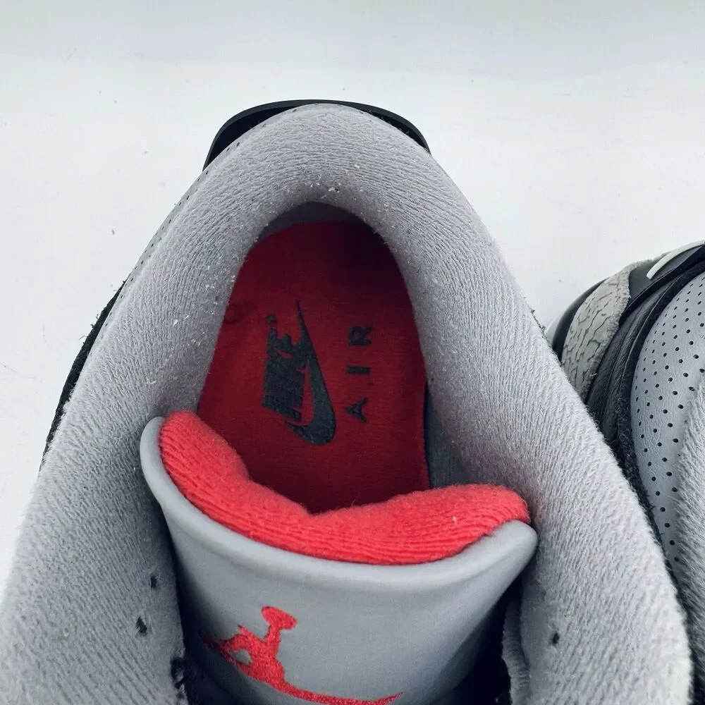 Jordan 3 Black Cement 2024 Men's Size 8.5 DN3707-010 Gently Worn Nice Pre-Owned